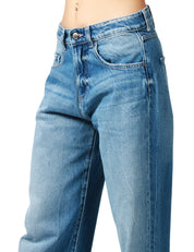 JEANS DONNA ICON DENIM BEA LAVAGGIO MEDIO CINQUE TASCHE A GAMBA DRITTA