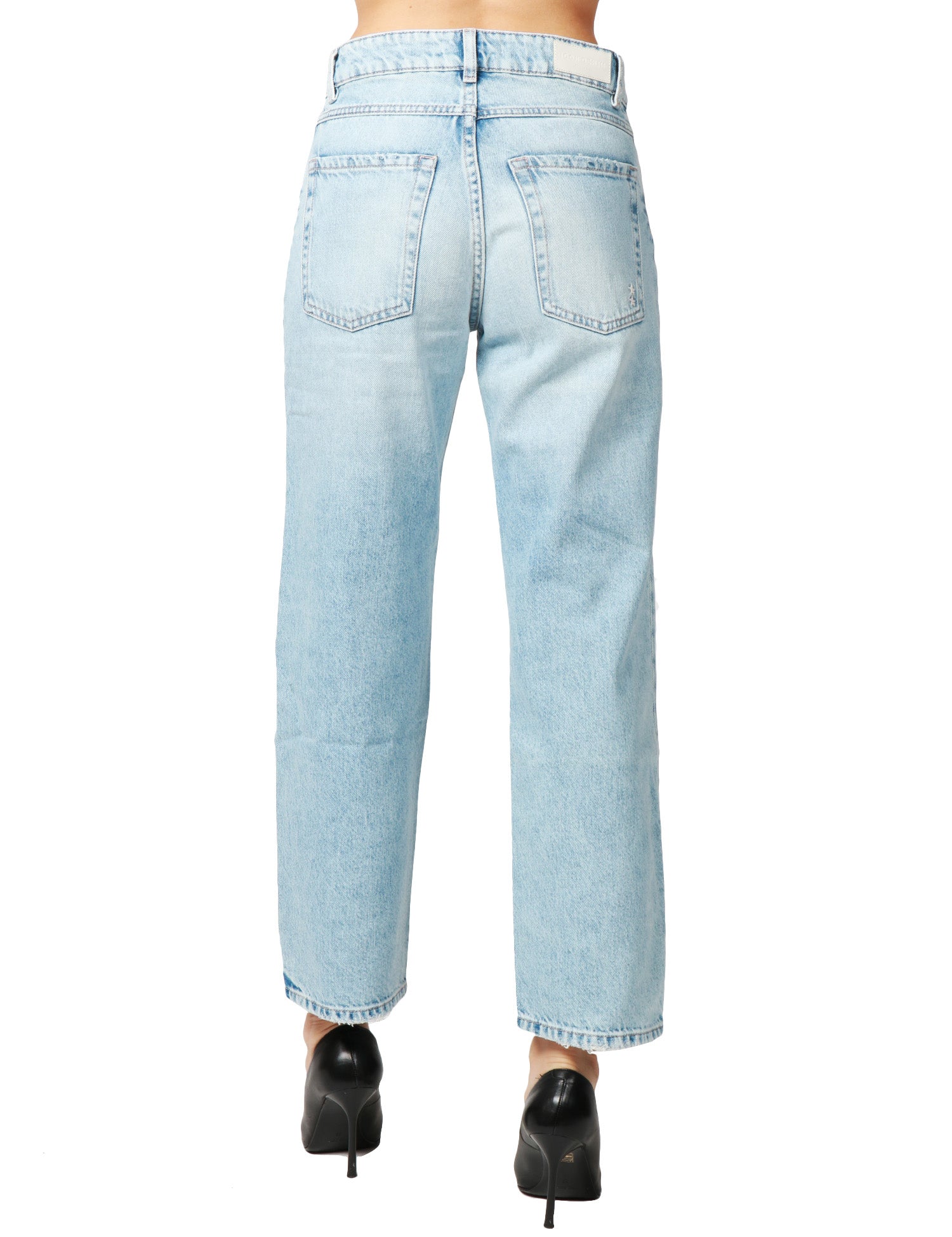 JEANS DONNA ICON DENIM JILL LAVAGGIO CHIARO GAMBA DRITTA