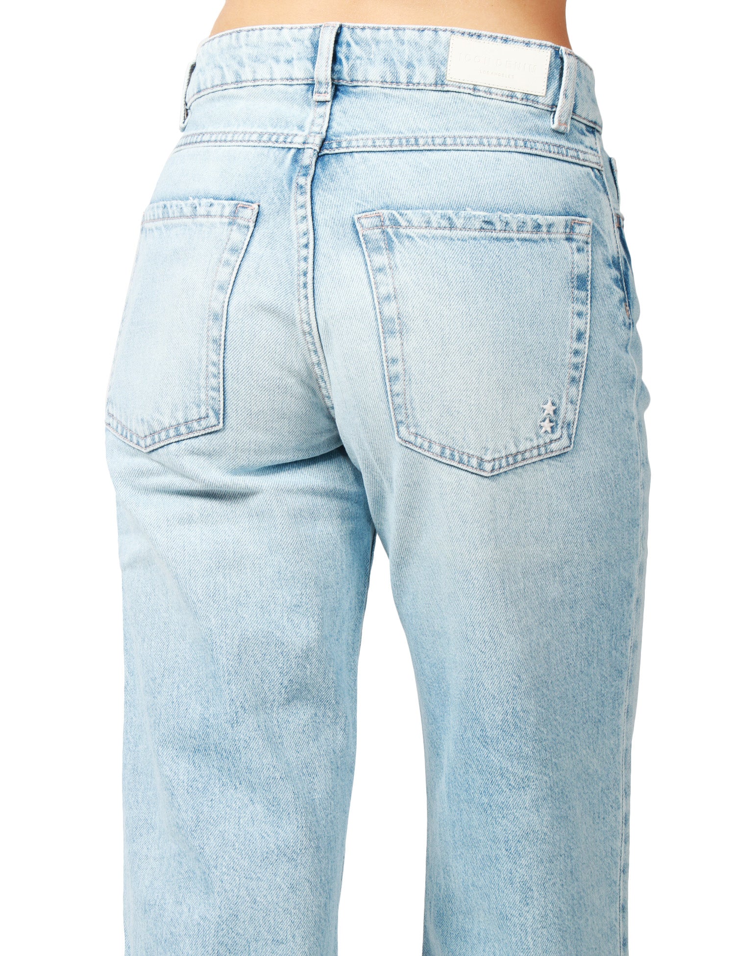 JEANS DONNA ICON DENIM JILL LAVAGGIO CHIARO GAMBA DRITTA