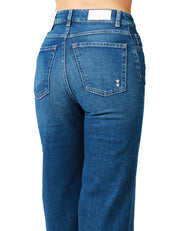 JEANS DONNA ICON DENIM JOIA ECLIPSE A VITA ALTA E GAMBA STRETTA
