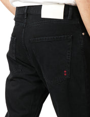 JEANS UOMO ICON DENIM GREY DENIM CINQUE TASCHE GAMBA DRITTA LUNGHEZZA ALLA CAVIGLIA