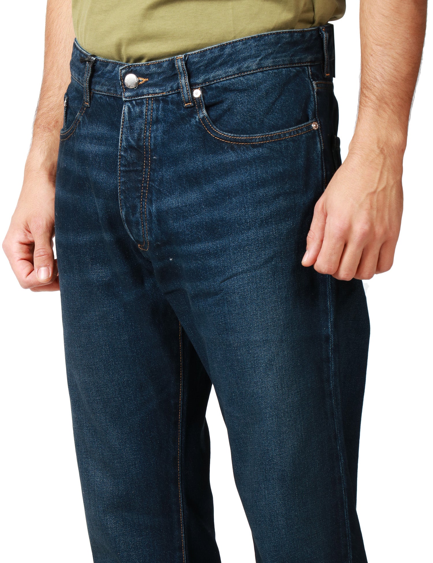 JEANS UOMO ICON DENIM JOSH LAVAGGIO SCURO GAMBA DRITTA LUNGHEZZA ALLA CAVIGLIA
