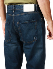 JEANS UOMO ICON DENIM JOSH LAVAGGIO SCURO GAMBA DRITTA LUNGHEZZA ALLA CAVIGLIA