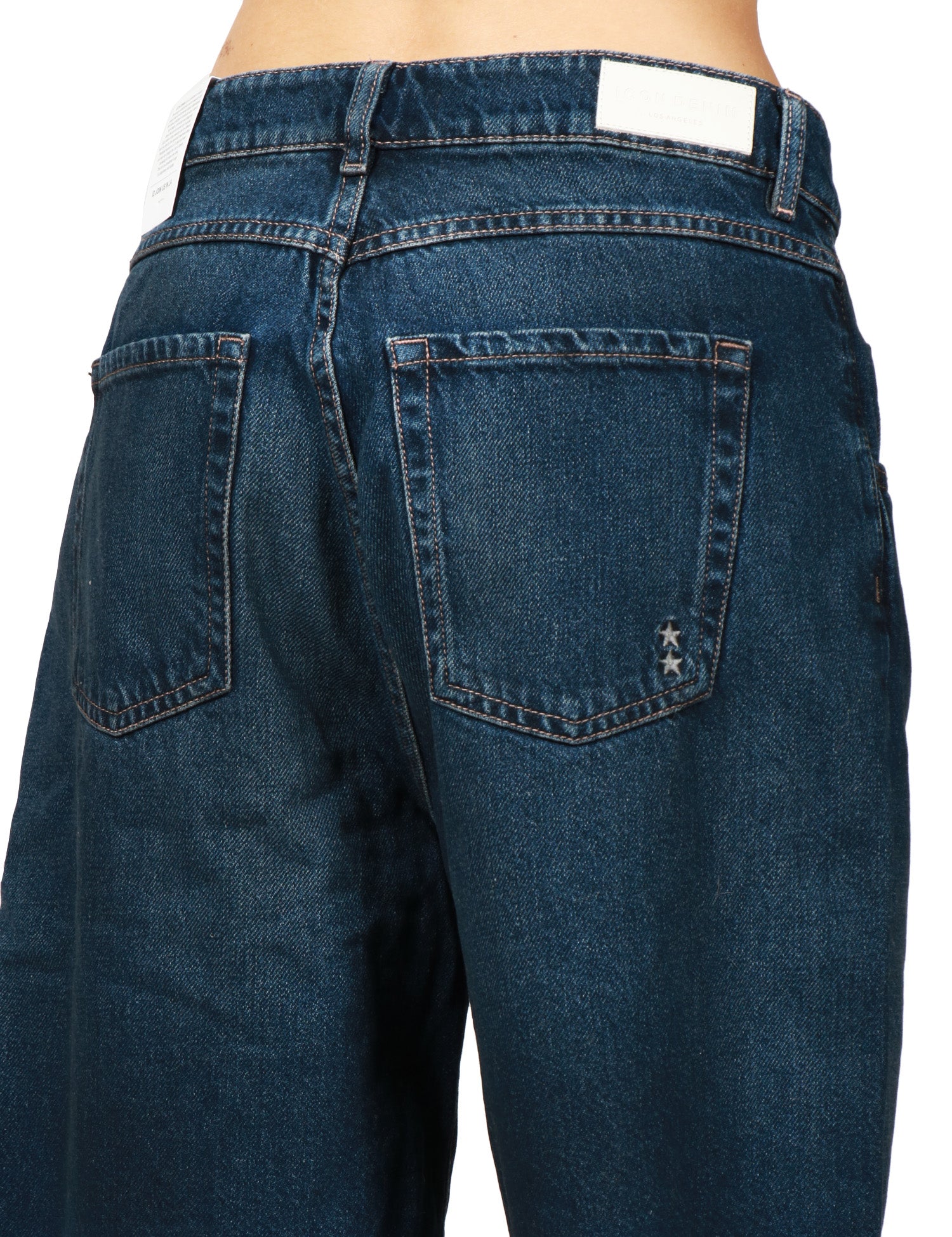 BERMUDA DONNA ICON DENIM LULU LAVAGGIO SCURO CON ORLO SFRANGIATO