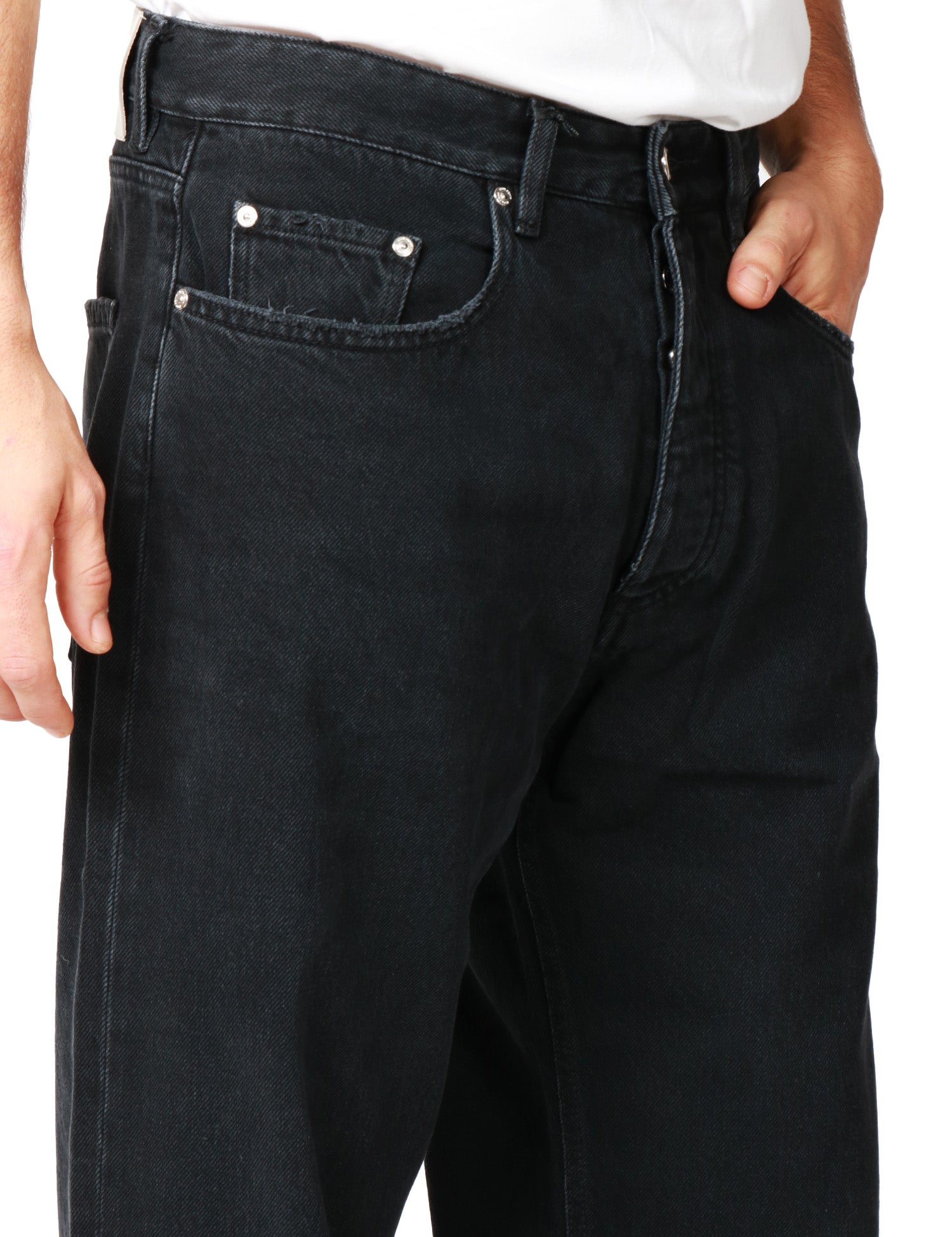 JEANS UOMO ICON DENIM WILL GREY DENIM CINQUE TASCHE A GAMBA LARGA