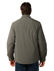 GIACCA CAMICIA UOMO K-WAY UMBERT PALIN GREEN IMPERMEABILE E ANTIVENTO CON IMBOTTITURA IN PRIMALOFT