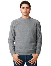 MAGLIONE UOMO K-WAY SEBAS GRIGIO GIROCOLLO CON MANICA RAGLAN IN MISTO LANA E CASHMERE