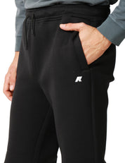 PANTALONE JOGGING UOMO K-WAY MICKA SPACER NERO CON COULISSE ED ELASTICO IN VITA