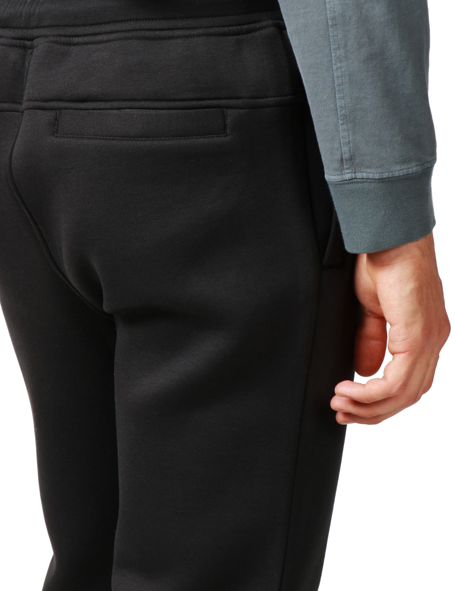 PANTALONE JOGGING UOMO K-WAY MICKA SPACER NERO CON COULISSE ED ELASTICO IN VITA