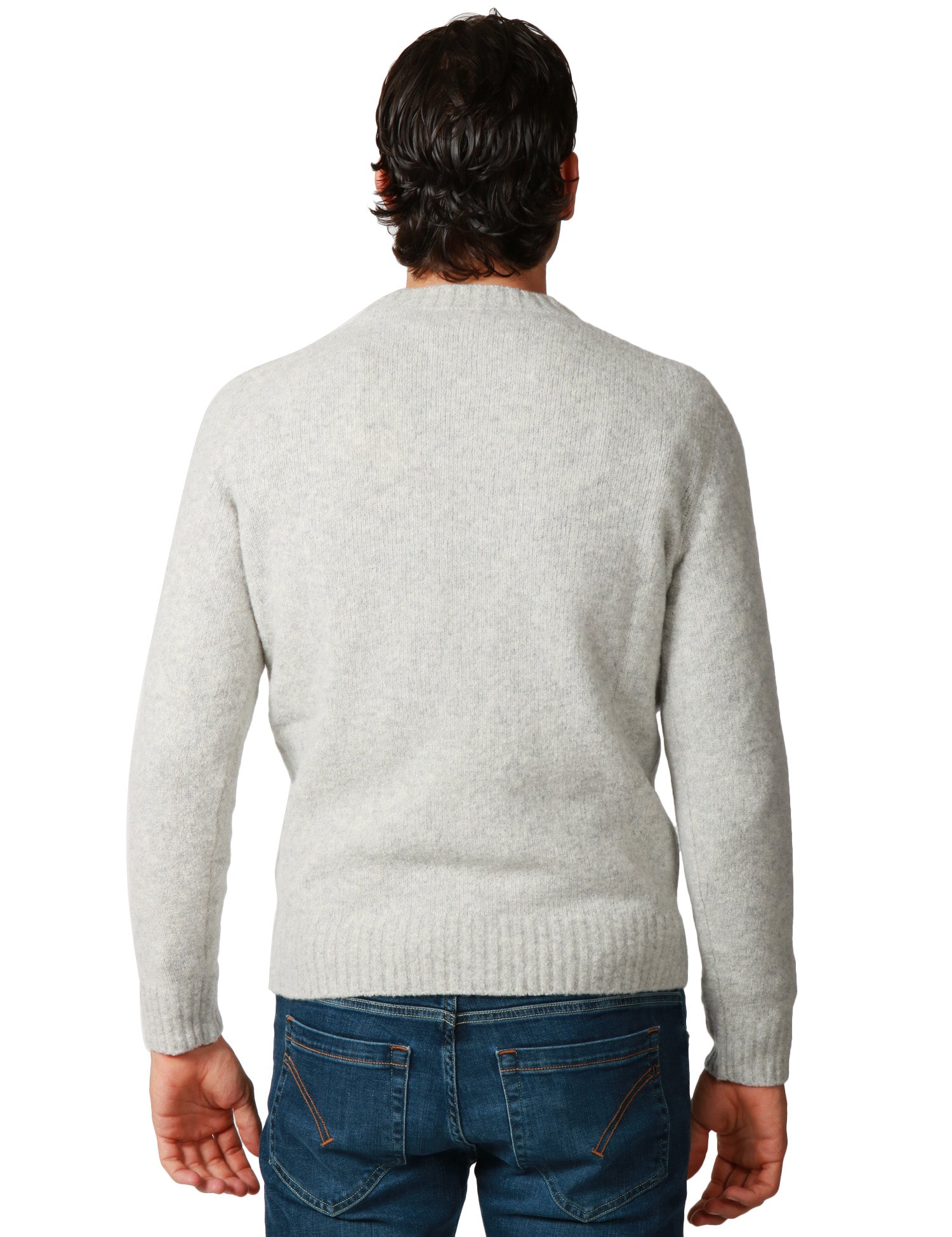 MAGLIONE UOMO KANGRA PERLA GIROCOLLO RASATO