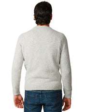 MAGLIONE UOMO KANGRA PERLA GIROCOLLO RASATO