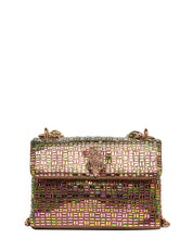 BORSA DONNA KURT GEIGER KENSINGTON CHAIN GOLD MULTICOLOR CON CATENA E TRACOLLA