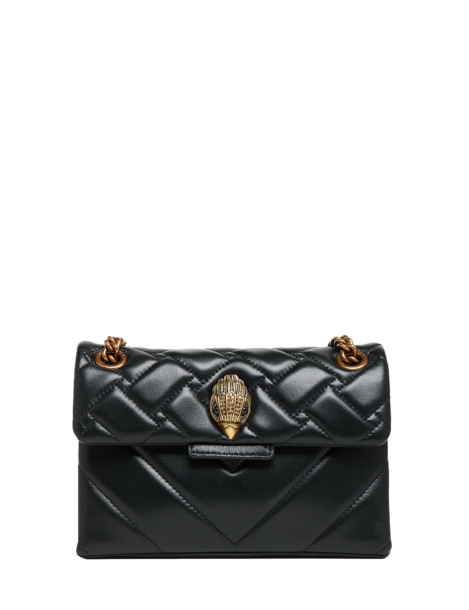 BORSA DONNA KURT GEIGER MINI KENSINGTON NERA IN PELLE