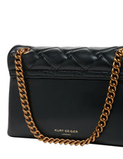 BORSA DONNA KURT GEIGER MINI KENSINGTON NERA IN PELLE