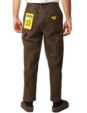 PANTALONE UOMO MAISON CRAZY WORKER 3.2 NUT CAMOUFLAGE MODELLO WORKER LEOPARDATO IN COTONE