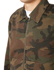 GIUBBOTTO BOMBER UOMO MAISON CRAZY WORKER 2.0 CAMOUFLAGE CON COLLETTO E ZIP