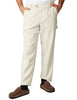Pantalone uomo maison crazy worker 3.2 off white modello worker in velluto di cotone a coste