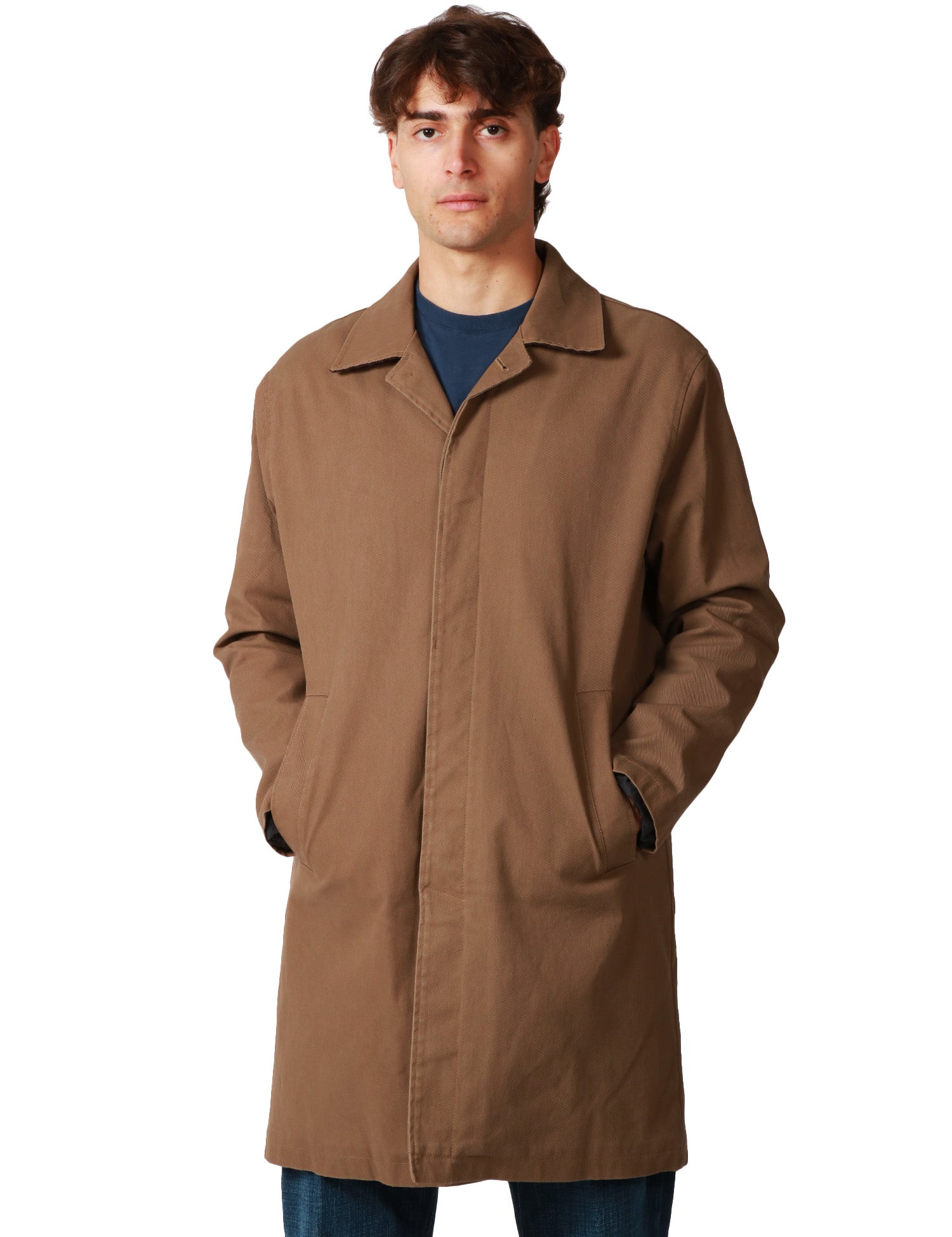 TRENCH UOMO MANIFATTURE RENAVINE ASPEN CORDA CON INTERNO TRAPUNTATO