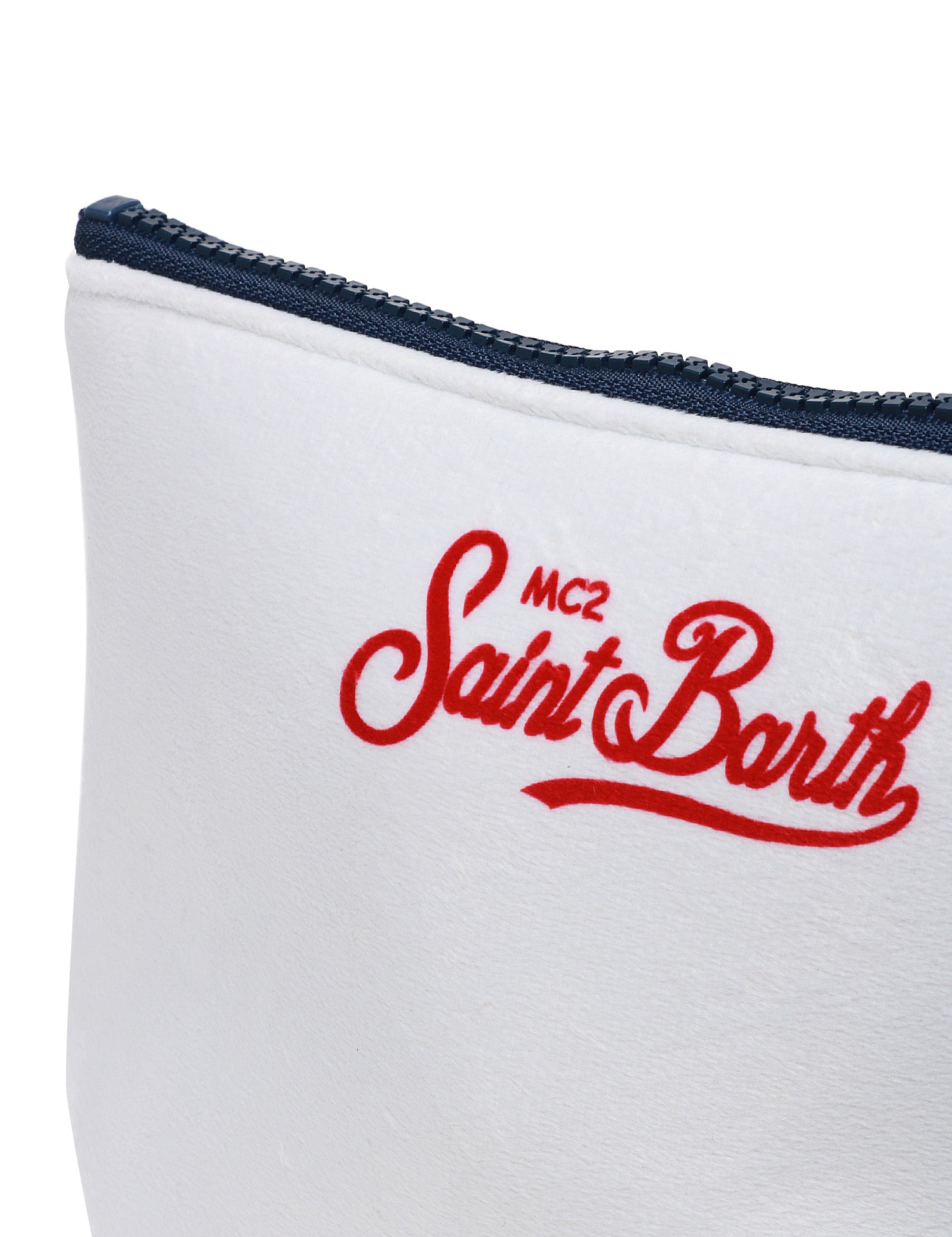 POCHETTE MC 2 SAINT BARTH ALINE OFF WHITE CON STAMPA "VACANZE DI NATALE"
