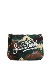 POCHETTE MC 2 SAINT BARTH ALINE CAMOUFLAGE STAMPA MONTAGNE EFFETTO LANA