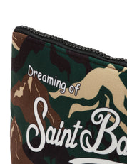 POCHETTE MC 2 SAINT BARTH ALINE CAMOUFLAGE STAMPA MONTAGNE EFFETTO LANA