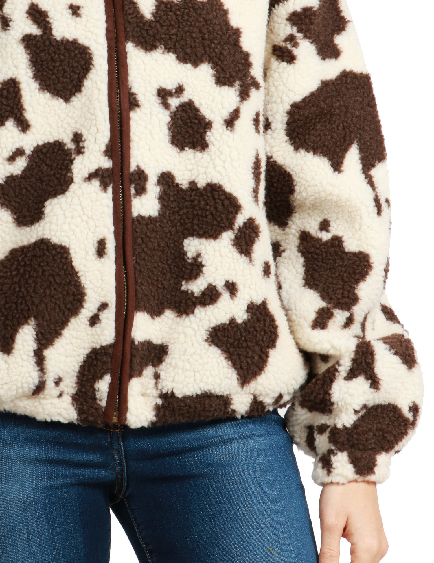 GIUBBINO DONNA MC 2 SAINT BARTH TEDDY BERCY MUCCATA CON ZIP E COLLO ALTO