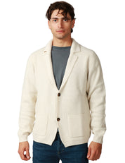 GIACCA UOMO MC 2 SAINT BARTH EATON GRAIN IN LANA MERINO A COSTA INGLESE CON COLLO REVER E TASCHE