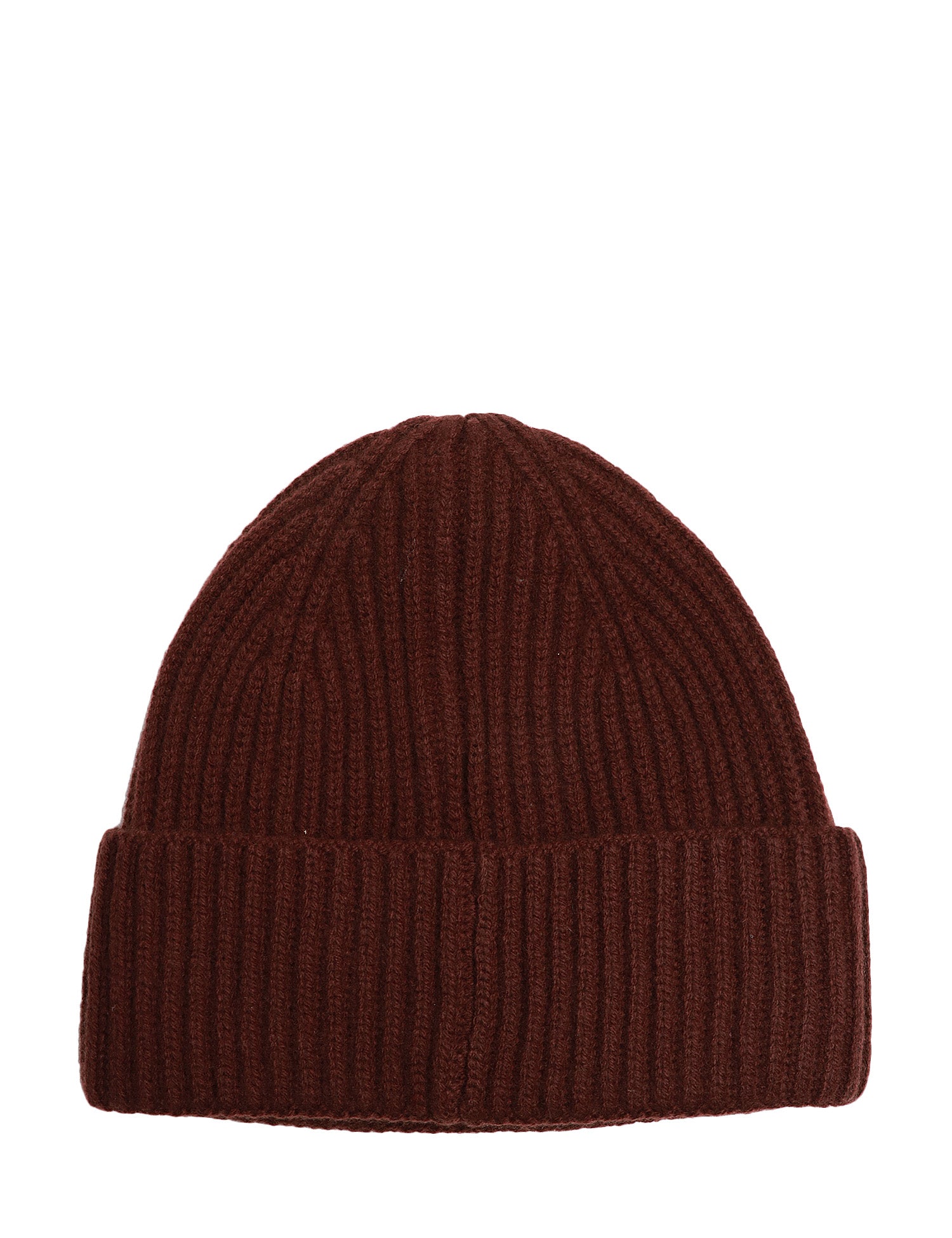 CAPPELLO MC 2 SAINT BARTH MOSS BROWN IN LANA ELASTICIZZATA CON RICAMO LOGO