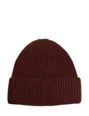 CAPPELLO MC 2 SAINT BARTH MOSS BROWN IN LANA ELASTICIZZATA CON RICAMO LOGO