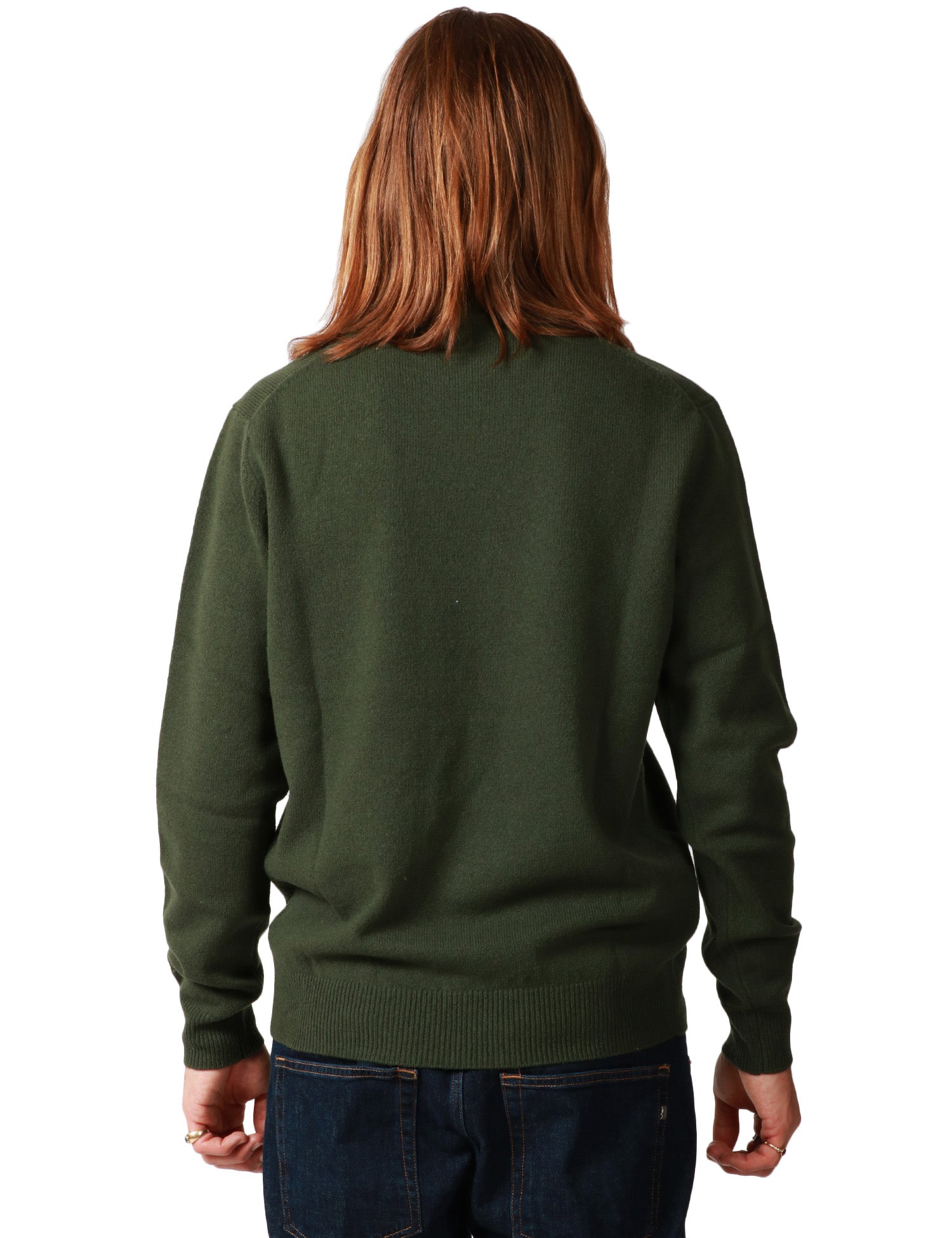 MAGLIONE UOMO MC 2 SAINT BARTH REGENT MILITARE GIROCOLLO IN LANA D'AGNELLO