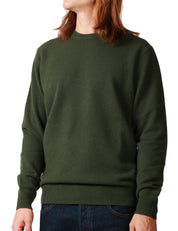 MAGLIONE UOMO MC 2 SAINT BARTH REGENT MILITARE GIROCOLLO IN LANA D'AGNELLO