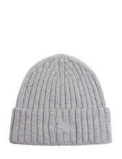 CAPPELLO MC 2 SAINT BARTH WENGEN MELANGE IN CASHMERE A COSTE CON RICAMO LOGO