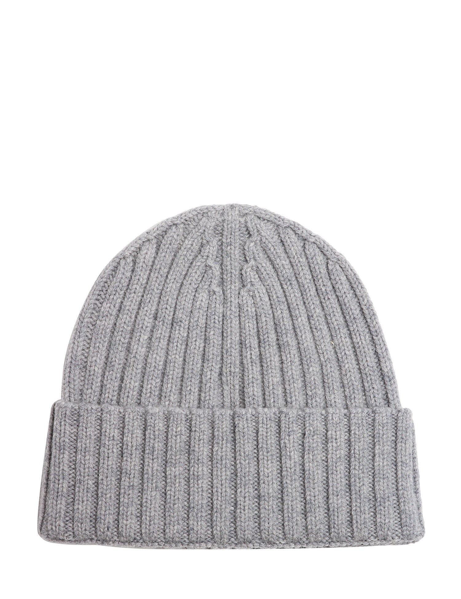 CAPPELLO MC 2 SAINT BARTH WENGEN MELANGE IN CASHMERE A COSTE CON RICAMO LOGO
