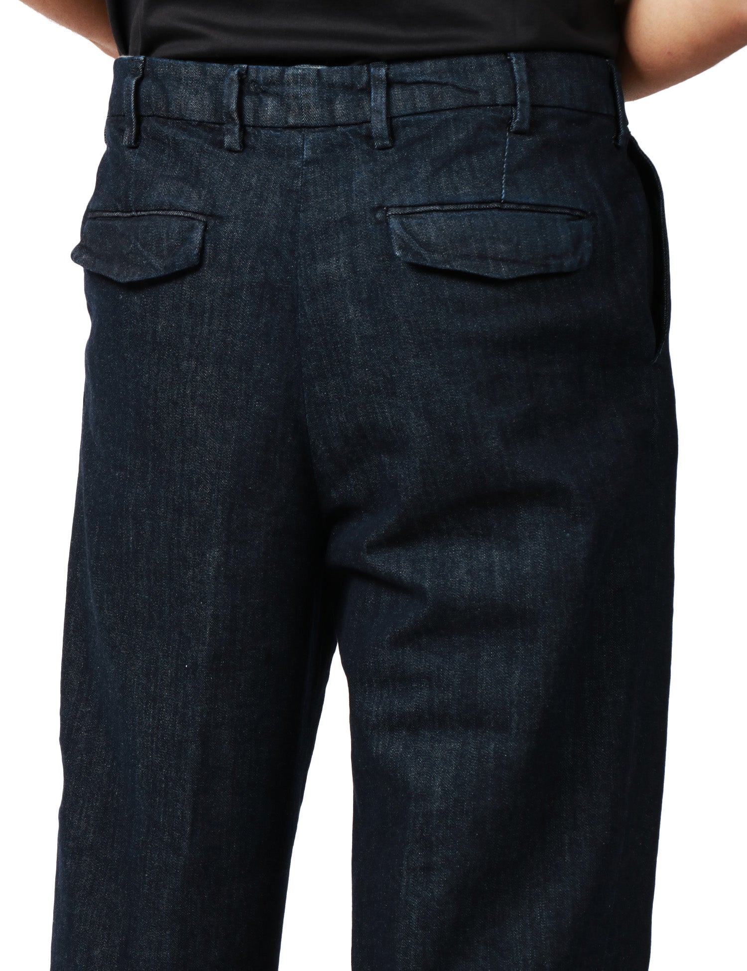 JEANS UOMO MYTHS DENIM BLU SCURO A GAMBA DRITTA CON PENCES