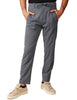 Pantalone uomo officina 36 dana grigio con coulisse e tasche posteriori con patta e bottone