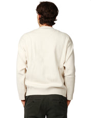 MAGLIA UOMO OFFICINA 36 BURRO GIROCOLLO BOXY FIT