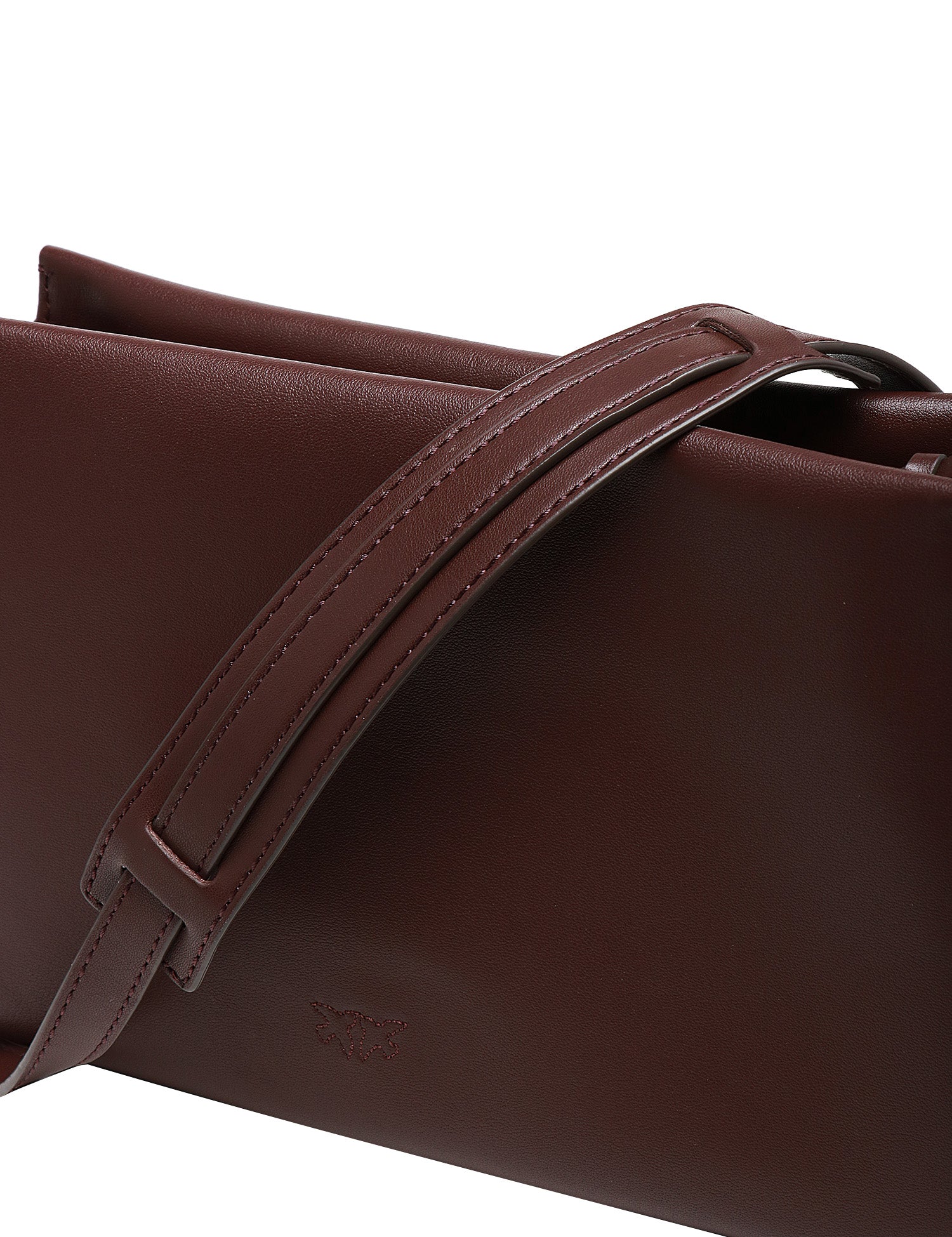 BORSA DONNA PINKO ONE, TWO, THREE BAG MINI ROSSA IN PELLE MANO SETA CON TRE SCOMPARTI E TRACOLLA