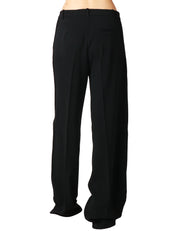 PANTALONE DONNA PINKO RUFA NERO SARTORIALE A GAMBA DRITTA IN CRèPE STRETCH