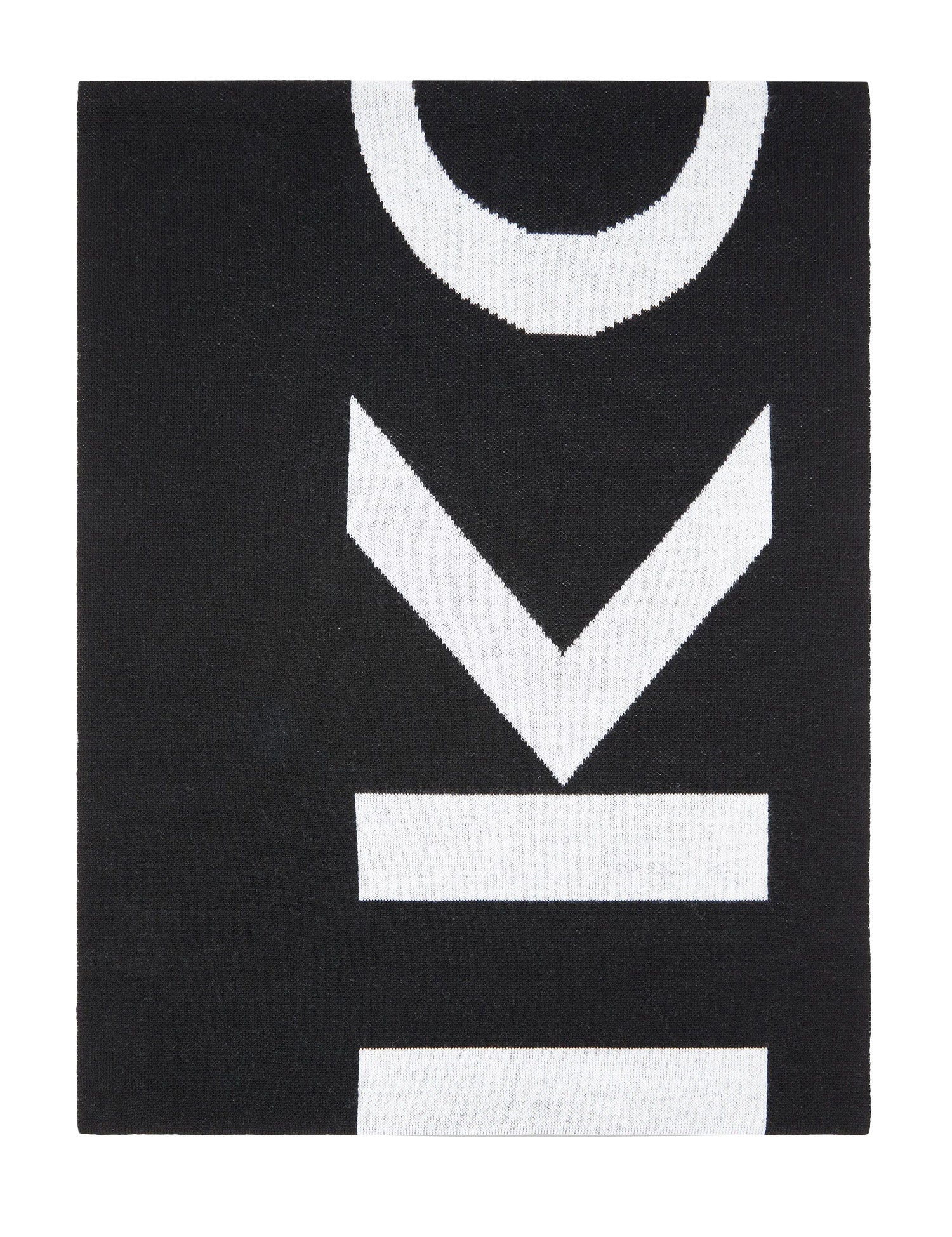 Sciarpa pinko nera con logo lettering