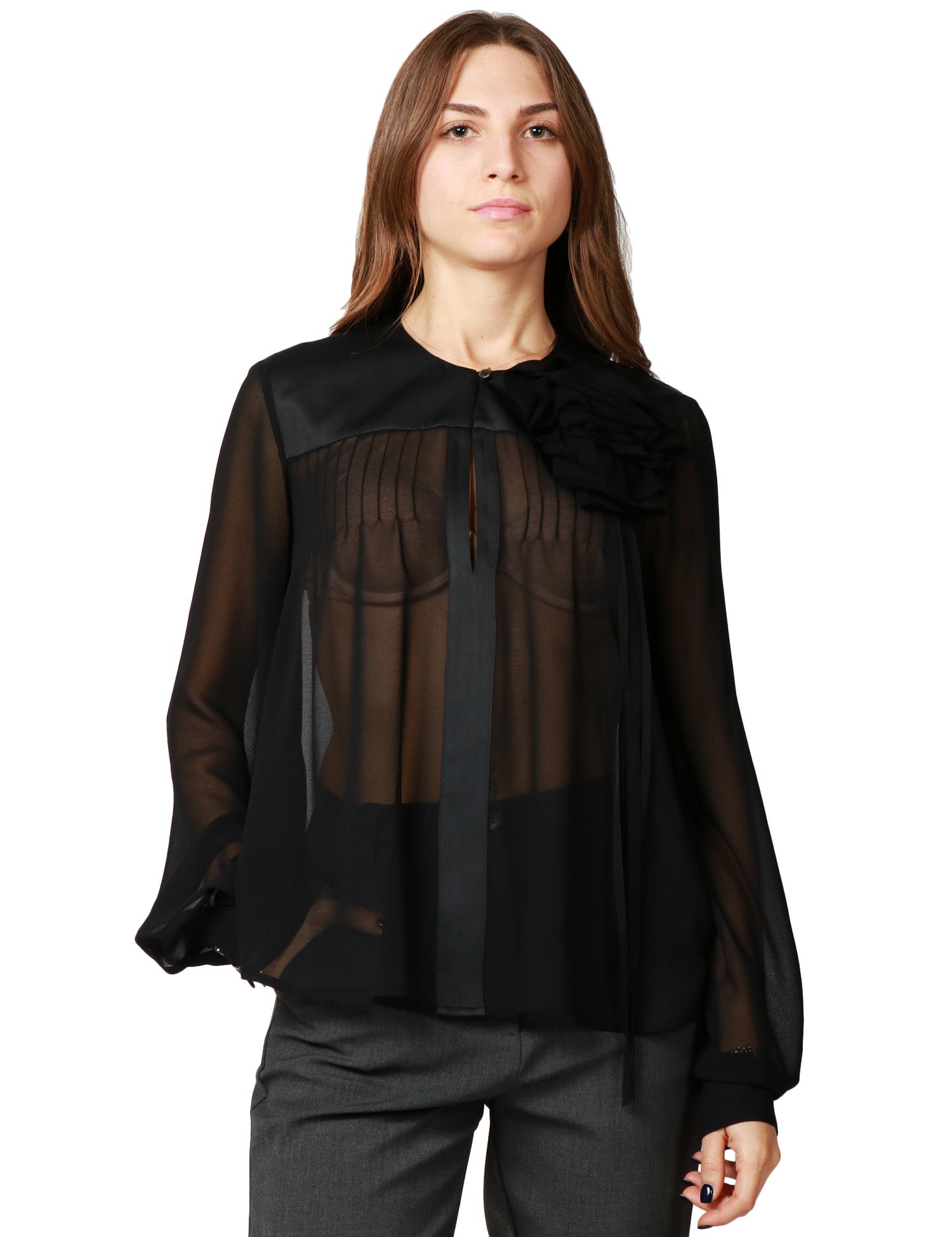 CAMICIA DONNA PINKO VICENTA NERA