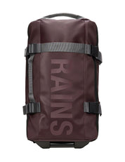 BORSA DA VIAGGIO RAINS TEXEL CABIN BAG BORDEAUX IMPERMEABILE CON DUE RUOTE E MANICO TELESCOPICO
