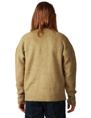 CARDIGAN UOMO ROBERTO COLLINA MILITARE SPAZZOLATO CON SPALLE SCESE E TASCHE APPLICATE DAVANTI