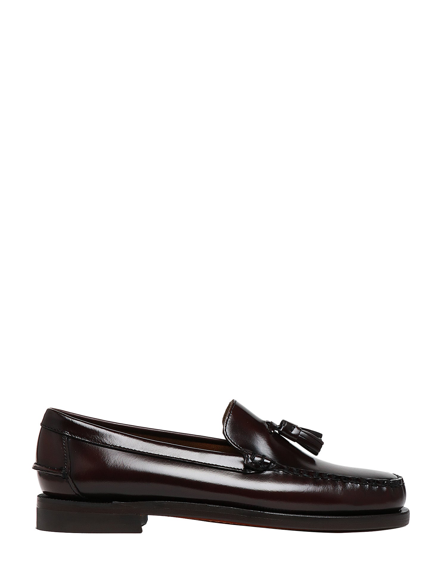 MOCASSINO DONNA SEBAGO CLASSIC WILL BROWN IN PELLE PIENO FIORE LISCIA 100% CON NAPPINE