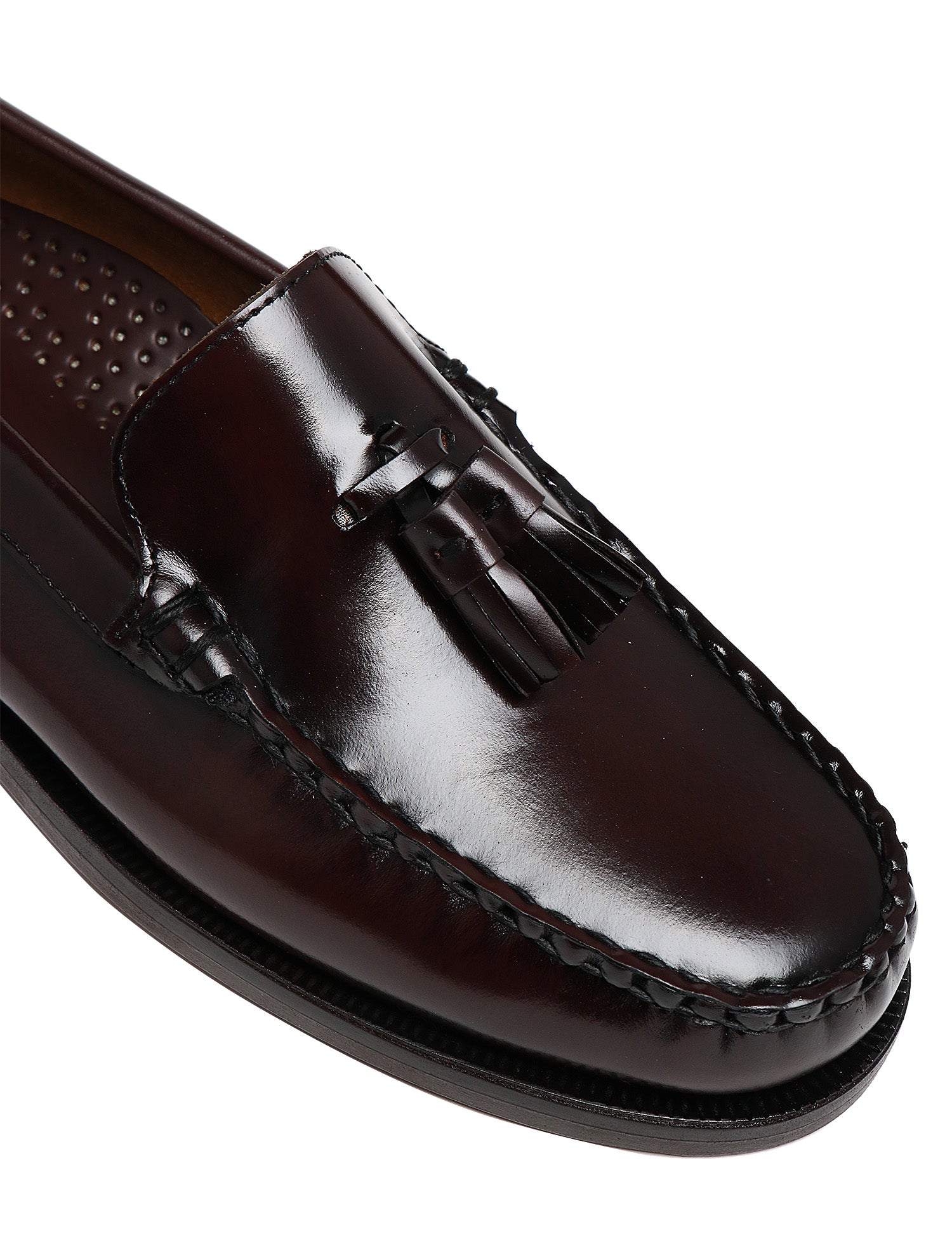 MOCASSINO DONNA SEBAGO CLASSIC WILL BROWN IN PELLE PIENO FIORE LISCIA 100% CON NAPPINE