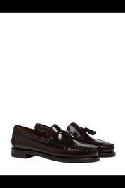 MOCASSINO DONNA SEBAGO CLASSIC WILL BROWN IN PELLE PIENO FIORE LISCIA 100% CON NAPPINE