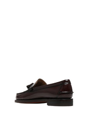 MOCASSINO DONNA SEBAGO CLASSIC WILL BROWN IN PELLE PIENO FIORE LISCIA 100% CON NAPPINE