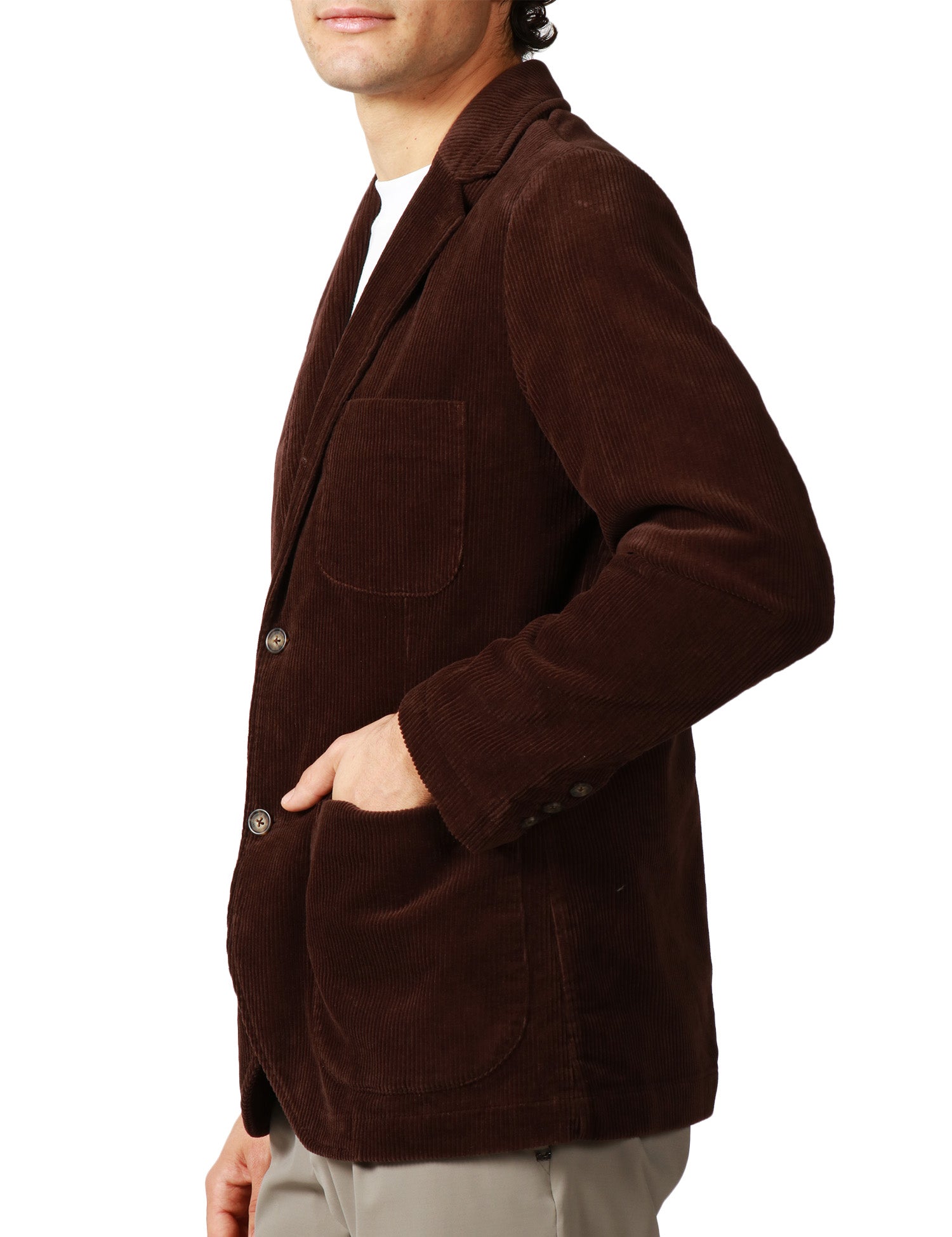 GIACCA UOMO SEBAGO MARRONE IN VELLUTO