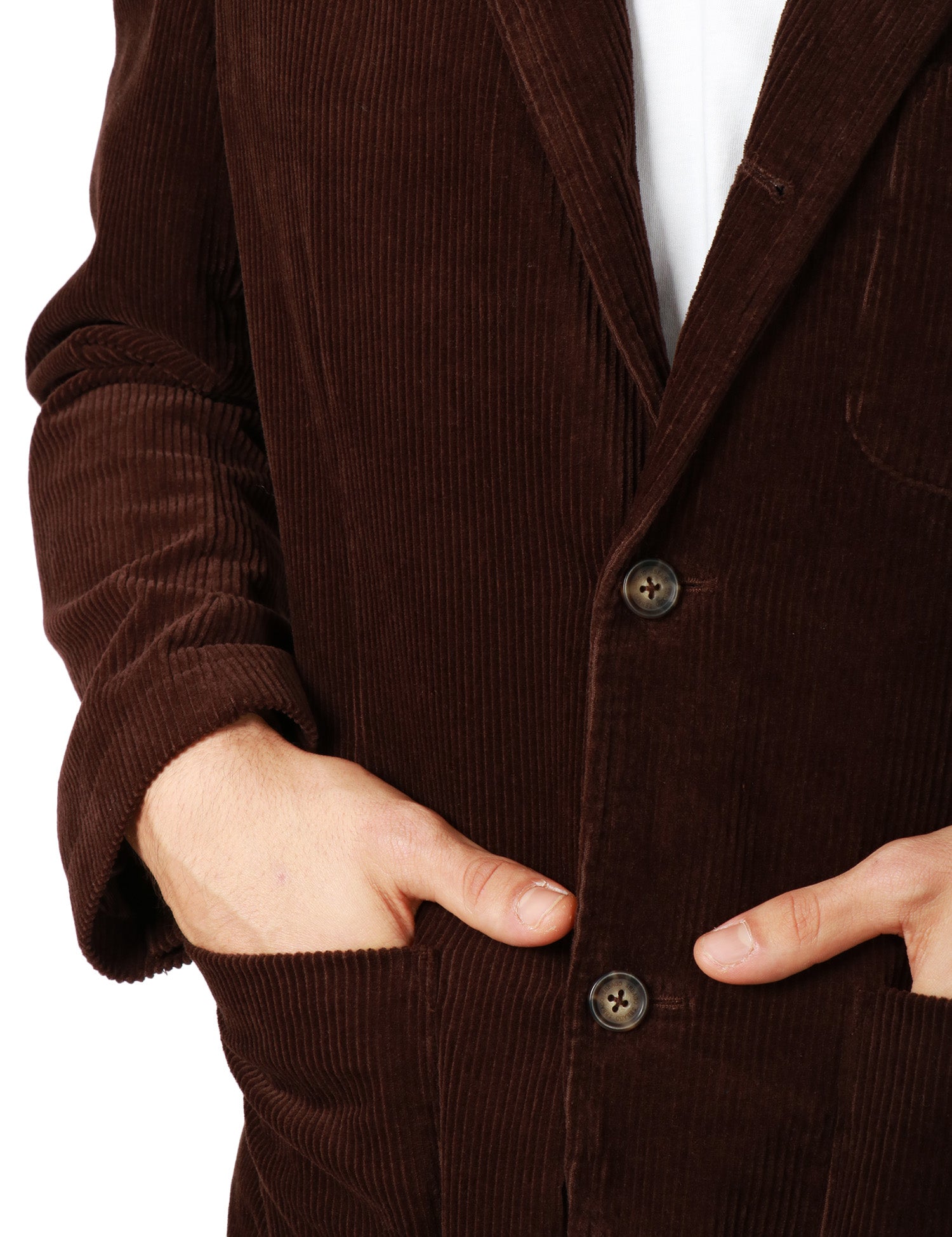 GIACCA UOMO SEBAGO MARRONE IN VELLUTO