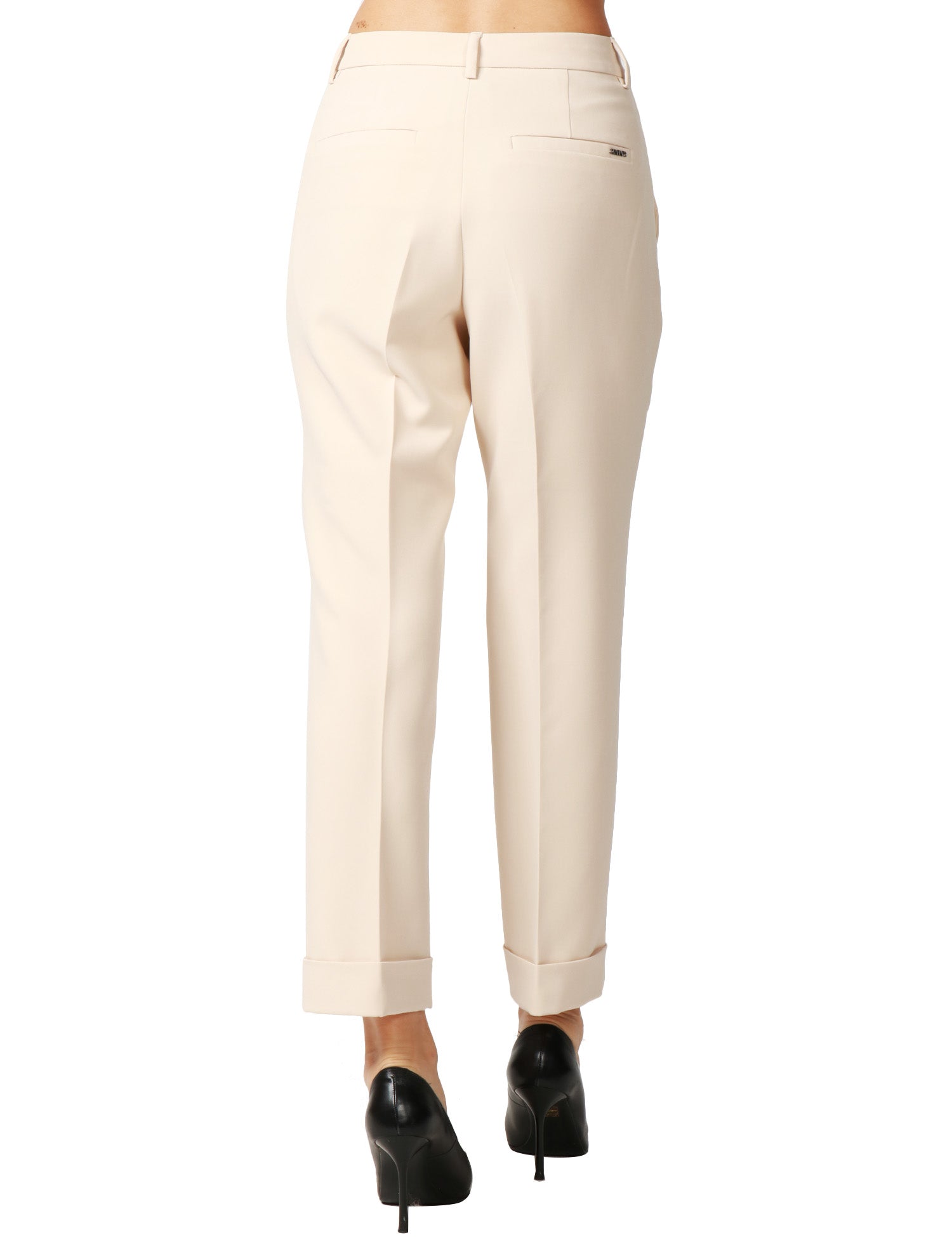 PANTALONE DONNA SEVENTY PANNA IN TESSUTO TECNICO POLY A SIGARETTA