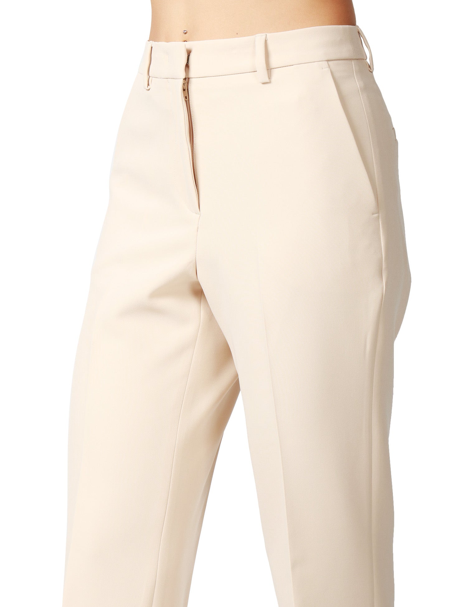 PANTALONE DONNA SEVENTY PANNA IN TESSUTO TECNICO POLY A SIGARETTA